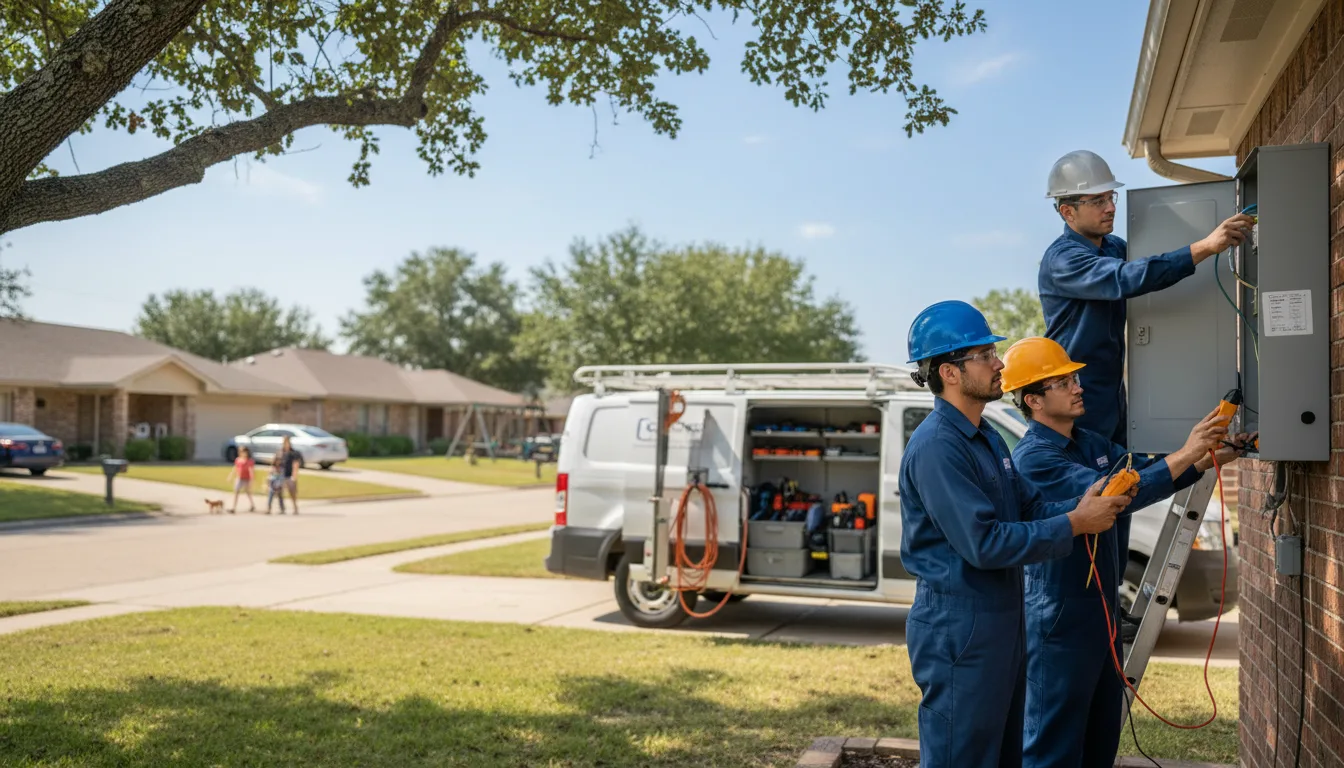 Certified electrician providing emergency electrical services in Morton, IL